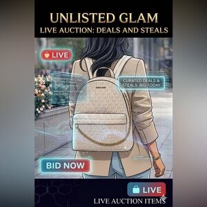 NOT FOR SALE! 
💎👜💍 Unlisted Glam Live!! Don’t Miss out! 💎🎒👛💎